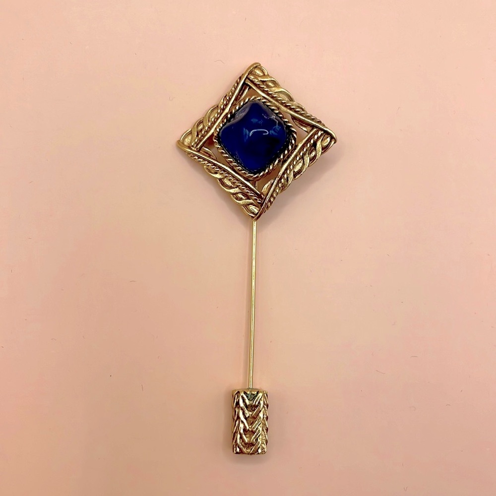 GIVENCHY Vintage Signed Stick Pin Brooch - Picture 2 of 9